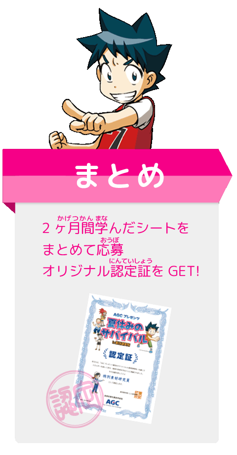 まとめ 2ヶ月間学んだシートをまとめて応募 オリジナル認定証をGET!