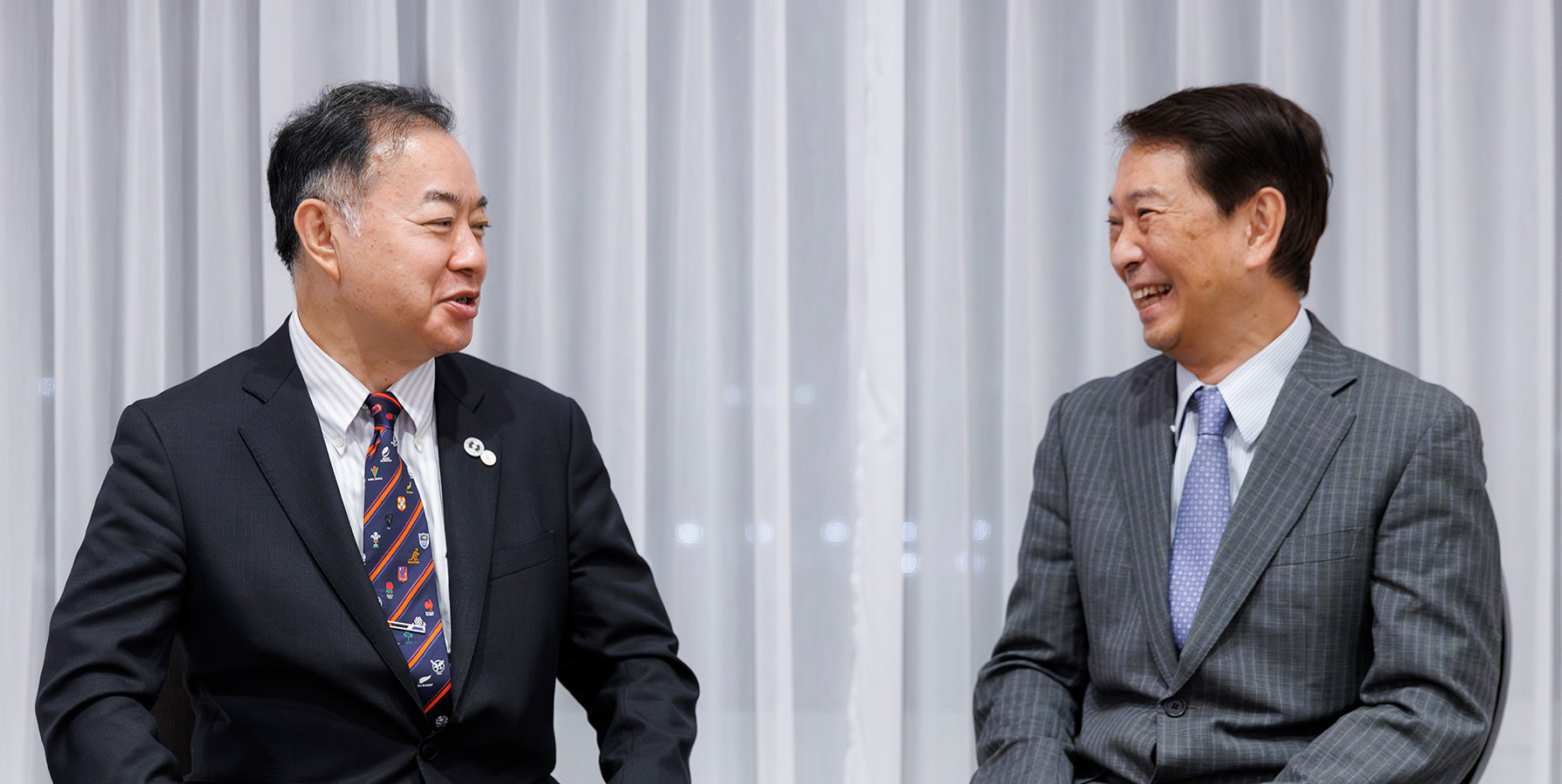 田村 功一 先生（左）と小幡 進一郎 先生（右）