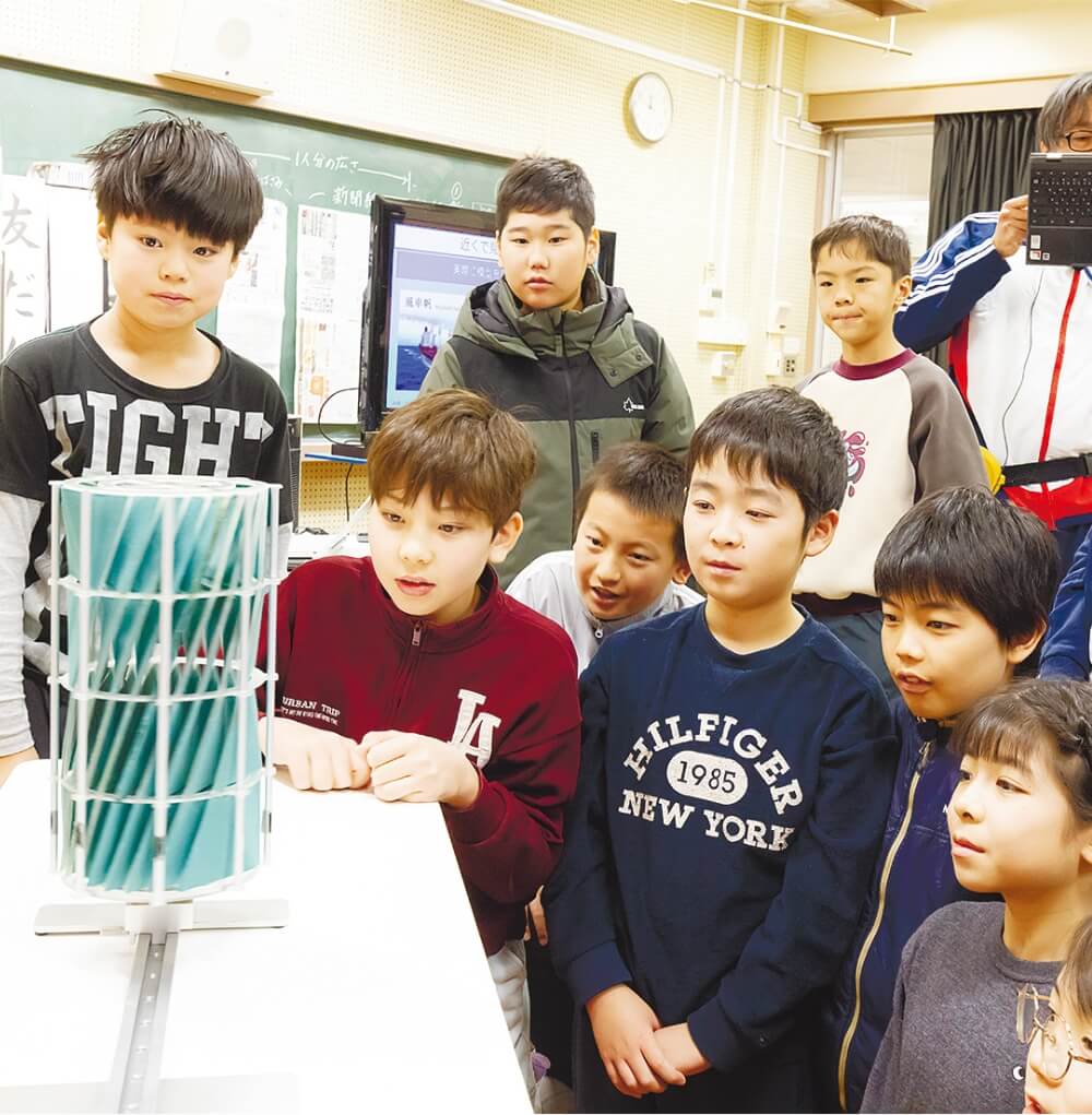 出張授業：ナブテスコ株式会社の様子1