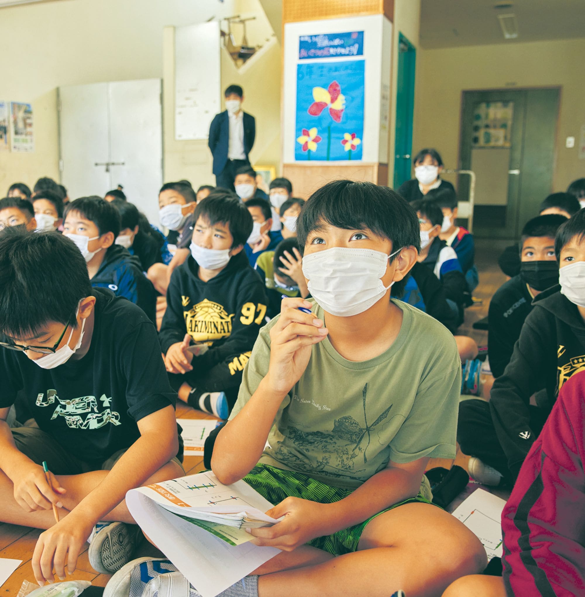 出張授業：三機工業株式会社の様子1