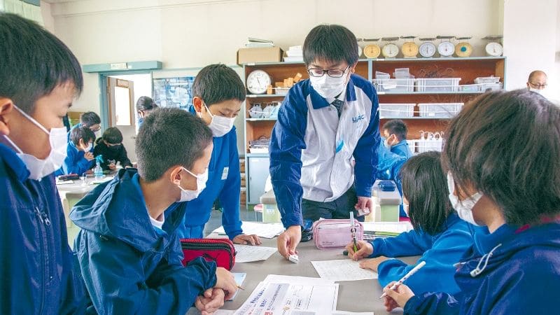 画像：出張授業