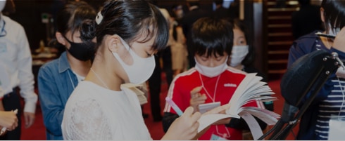 かんきょう1日学校 取材に挑戦の様子