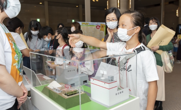 かんきょう1日学校:三機工業株式会社の様子2
