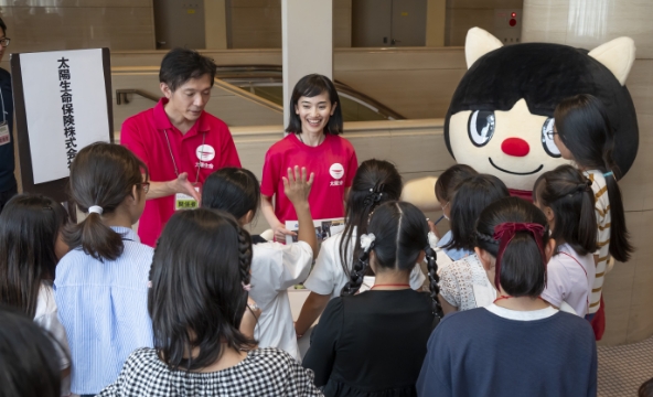 かんきょう1日学校：太陽生命保険株式会社の様子3