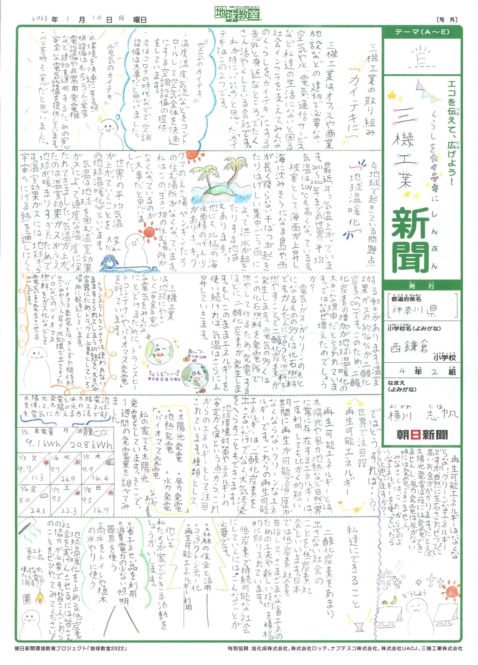 くらしをカイテキに 三機工業新聞