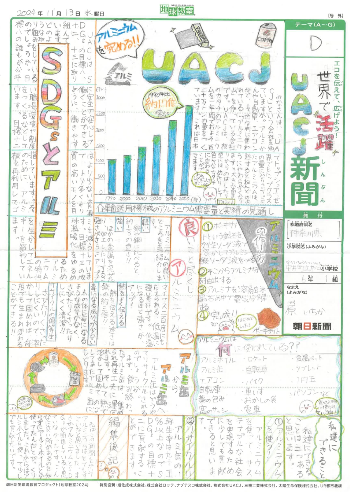 「世界で活躍 UACJ新聞」