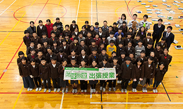 安八町立名森小学校の出張授業