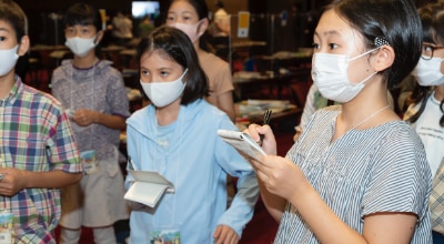 かんきょう1日学校：取材に挑戦！の様子1