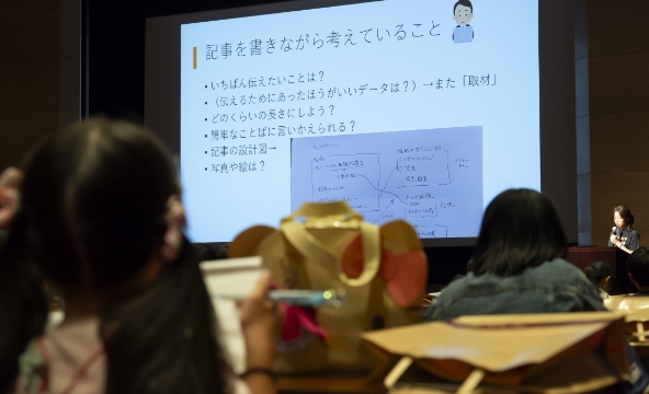 かんきょう1日学校:新聞記者になっちゃおう!の様子3