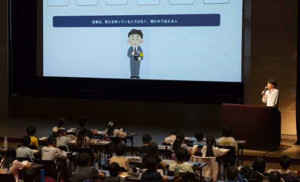 かんきょう1日学校：新聞記者になっちゃおう！の様子4
