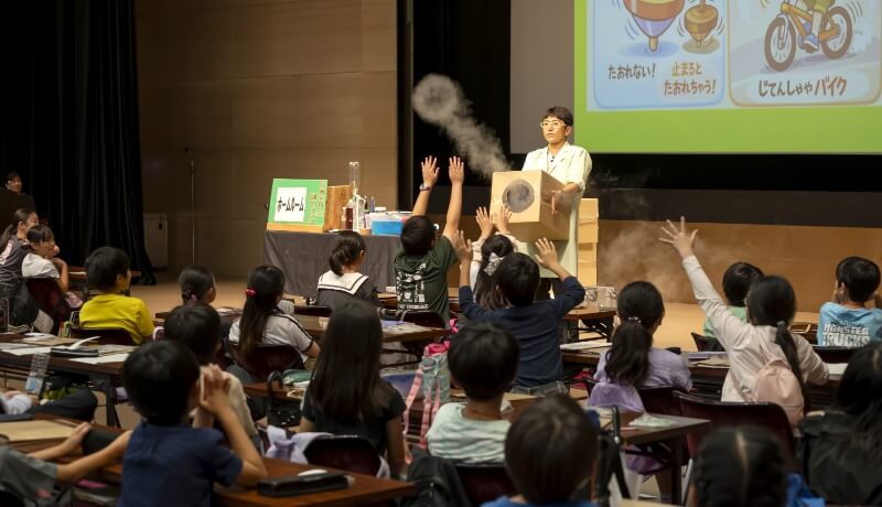 かんきょう1日学校：eco実験パフォーマンスの様子2