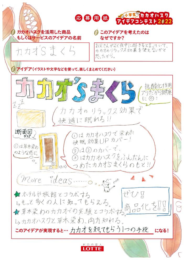 カカオ’s まくら