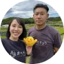 食べチョク運営会社代表の秋元里奈様(株式会社ビビッドガーデン)と「淡路島ほっこりファーム」の堂脇潤哉哉様
