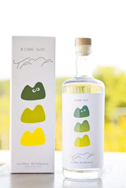 神戸の山の材料を集めた KOBE GIN YAMA