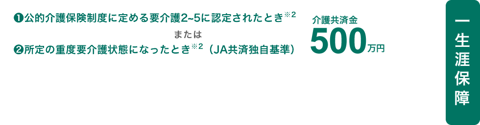 介護共済金