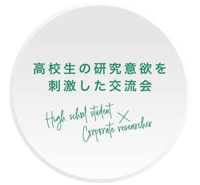 高校生の研究意欲を刺激した交流会