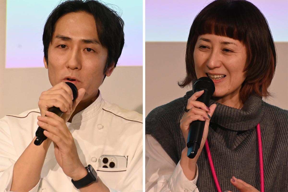 （左から）壷井豪さん、平松葉月さん