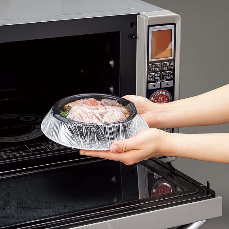 電子レンジで温めるだけの簡単調理
