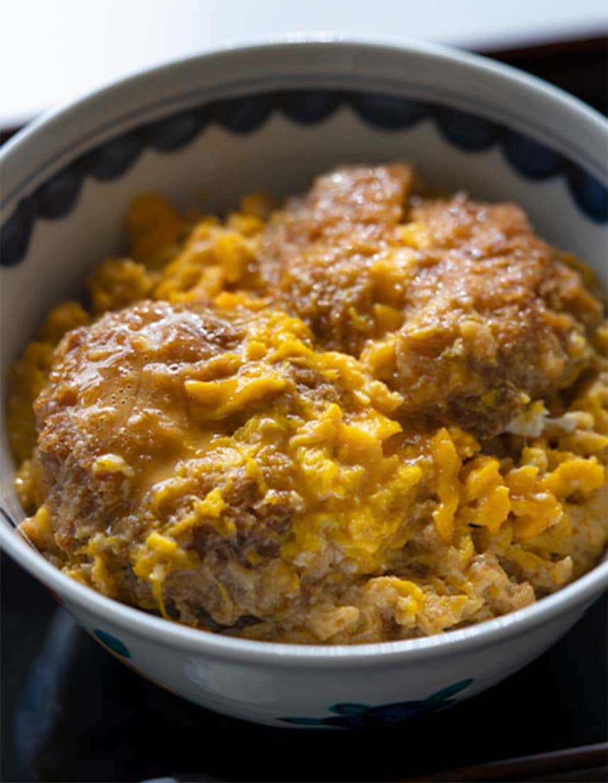 国産ヒレ肉の特製カツ丼の具