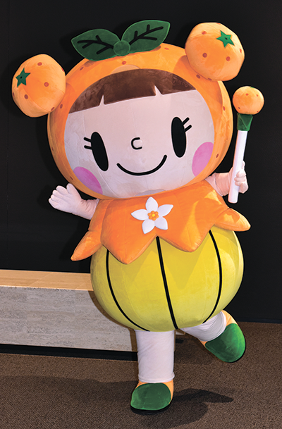日本みかん農協の新キャラクター「みかんの妖精」みーたん