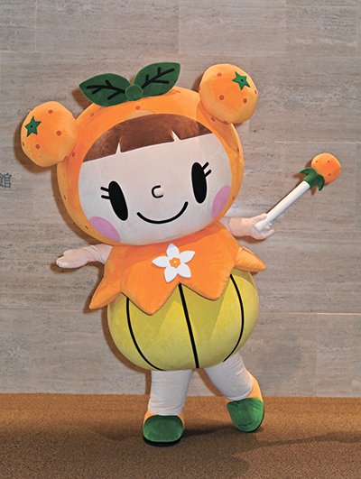 日本みかん農協の新キャラクター「みかんの妖精」みーたん