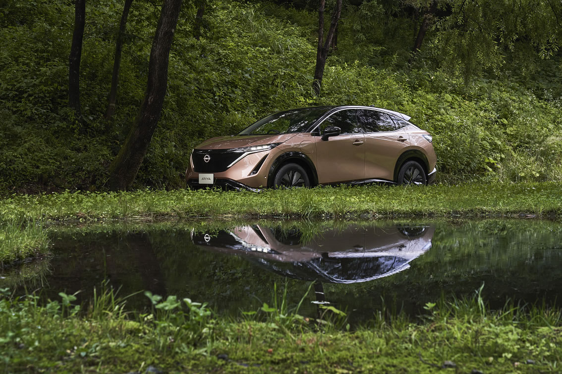 日産初のクロスオーバーEVとなる「アリア（ARIYA）」©川口賢典（STOIQUE）