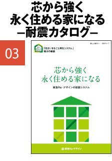 芯から強く永く住める家になる耐震カタログ
