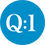 Q:1