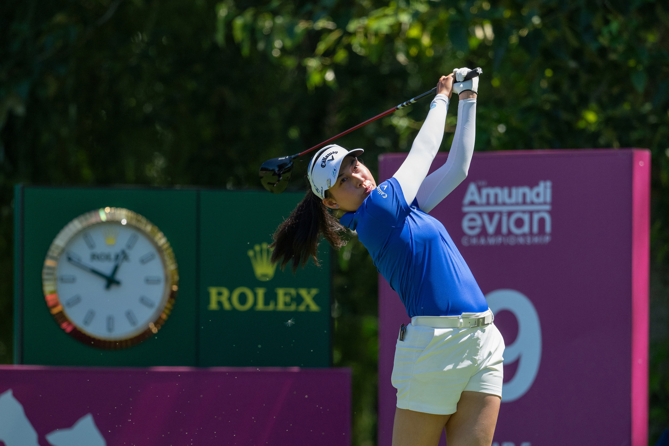 2025年アムンディ・エビアン選手権。ロレックス テスティモニーのジーノ・ティティクル　© Rolex／JD Cuban
