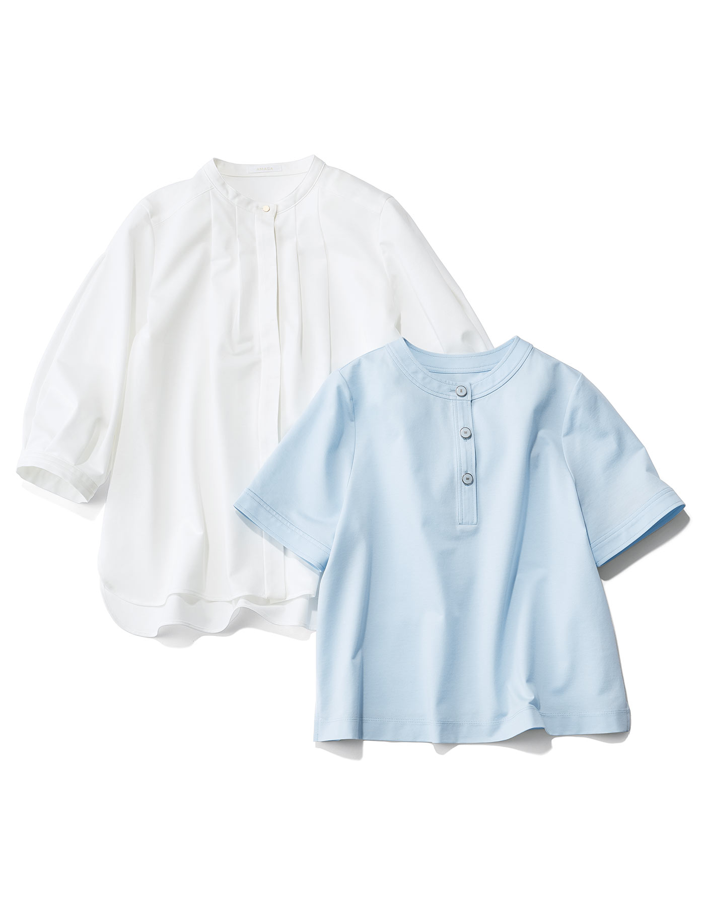 1. ブラウスのきちんと感がかなうジャージートップス - SANYO COLLECTION 2024 Summer