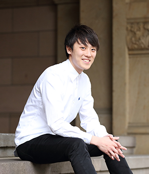 商学部４年生（５年一貫プログラム在籍中）松本 茂幸 さん