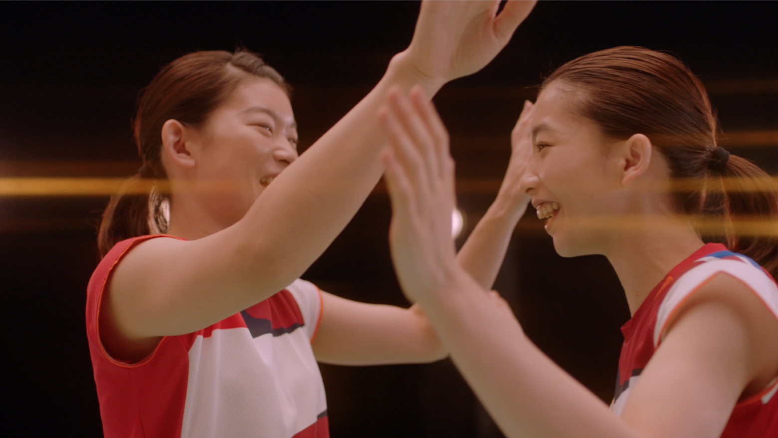 髙橋選手と松友選手の画像