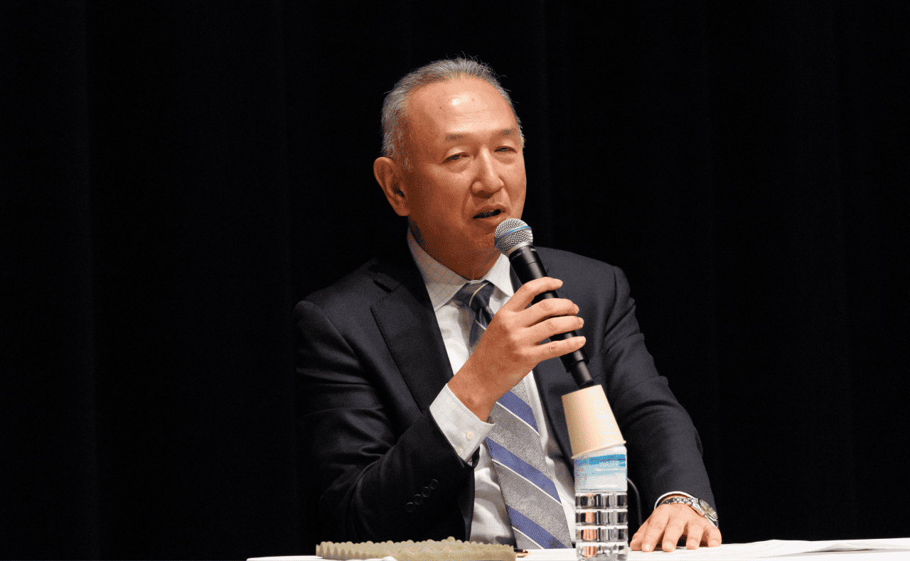 上智大学長　曄道 佳明氏