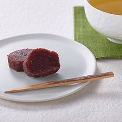 レンジで簡単蒸しようかん